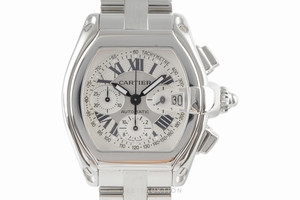 Cartier Roadster chronograph steel automatic Kal. 8510 Ref. 2618