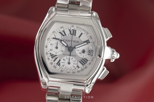 Cartier Roadster chronograph steel automatic Kal. 8510 Ref. 2618