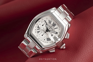 Cartier Roadster chronograph steel automatic Kal. 8510 Ref. 2618