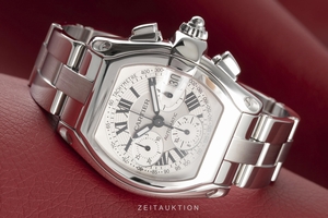 Cartier Roadster chronograph steel automatic Kal. 8510 Ref. 2618