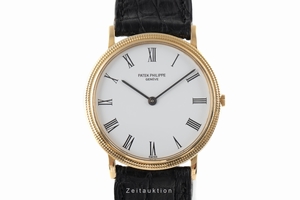 Patek Philippe Calatrava 18 ct gold quartz Kal. E27 Ref. 3744