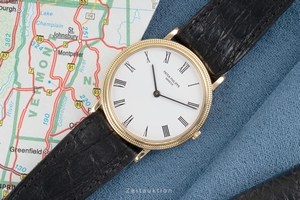 Patek Philippe Calatrava 18 ct gold quartz Kal. E27 Ref. 3744
