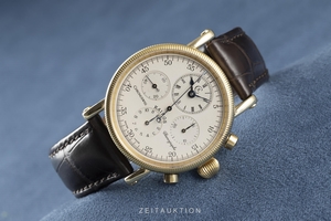 Chronoswiss Kairos chronograph 18 ct gold manual winding Ref. CH7221