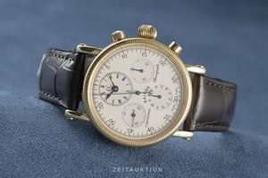 Chronoswiss Kairos chronograph 18 ct gold manual winding Ref. CH7221
