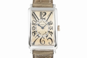 Franck Muller Long Island 18 ct white gold quartz Ref. 950QZ