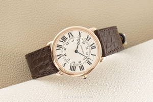 Cartier Ronde Louis 18 ct gold manual winding Kal. 430MC Ref. W6800251, 2889