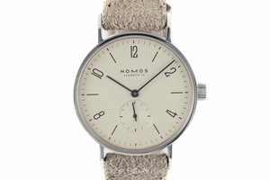 Nomos Tangente steel manual winding