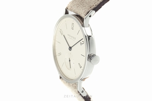 Nomos Tangente steel manual winding