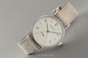 Nomos Tangente steel manual winding
