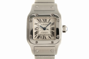 Cartier Santos steel automatic Kal. 077 Ref. 2423