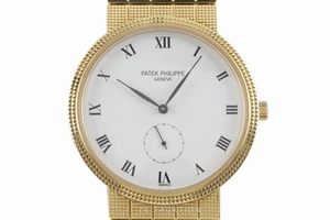 Patek Philippe Calatrava 18 ct gold manual winding Kal. 215 Ref. 3919/10