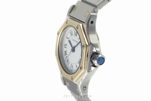 Cartier Santos steel / gold automatic Ref. 09078
