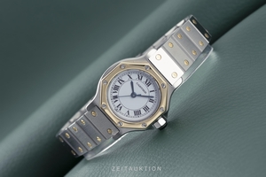 Cartier Santos steel / gold automatic Ref. 09078
