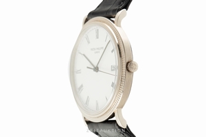 Patek Philippe Calatrava 18 ct white gold quartz Kal. E 23 SC Ref. 3944