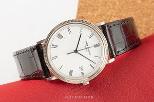 Patek Philippe Calatrava 18 ct white gold quartz Kal. E 23 SC Ref. 3944