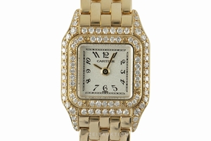 Cartier Panthere 18 ct gold quartz Kal. 201 Ref. 1131