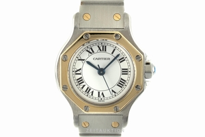 Cartier Santos steel / gold automatic Ref. 0907