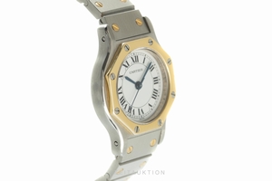 Cartier Santos steel / gold automatic Ref. 0907