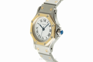 Cartier Santos steel / gold automatic Ref. 0907