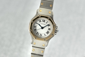 Cartier Santos steel / gold automatic Ref. 0907