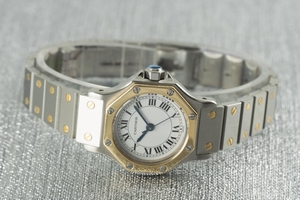 Cartier Santos steel / gold automatic Ref. 0907