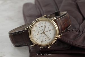 Blancpain Villeret chronograph 18 ct gold automatic Kal. 1185