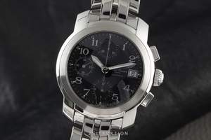 Baume & Mercier Capeland chronograph steel automatic Kal. BM13750 Ref. MV045216