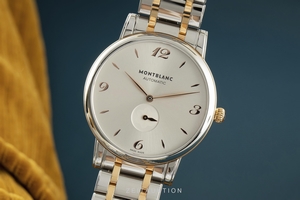 Montblanc Star Classique steel / gold automatic Kal. 4810.408 Ref. 7249