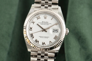 Rolex Datejust steel / white gold automatic Kal. 3235 Ref. 126234