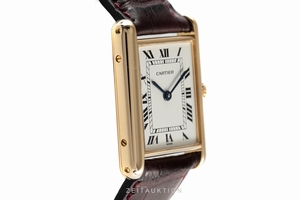 Cartier Tank 18 ct gold quartz Kal. 90.06