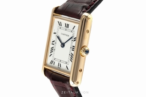 Cartier Tank 18 ct gold quartz Kal. 90.06
