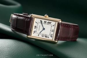 Cartier Tank 18 ct gold quartz Kal. 90.06