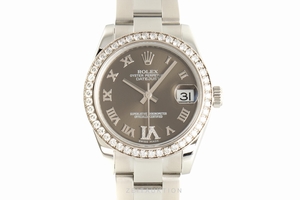 Rolex Datejust steel / white gold automatic Kal. 2235 Ref. 178384