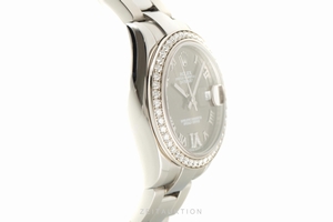 Rolex Datejust steel / white gold automatic Kal. 2235 Ref. 178384