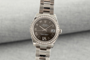 Rolex Datejust steel / white gold automatic Kal. 2235 Ref. 178384