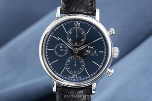 IWC Portofino chronograph steel automatic Kal. C.75320 Ref. IW391008