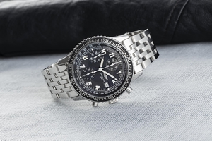 Breitling Aviastar chronograph steel automatic Kal. B13 Ref. A13024