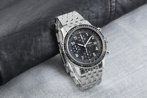 Breitling Aviastar chronograph steel automatic Kal. B13 Ref. A13024