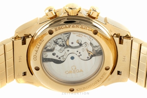 Omega De Ville chronograph 18 ct gold automatic Kal. 3313 Ref. 4141.30.00