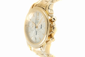Omega De Ville chronograph 18 ct gold automatic Kal. 3313 Ref. 4141.30.00