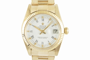 Rolex Datejust 18 ct gold automatic Kal. 2030 Ref. 6827