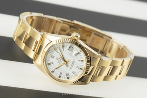 Rolex Datejust 18 ct gold automatic Kal. 2030 Ref. 6827