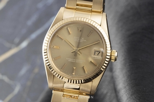 Rolex Datejust 18 ct gold automatic Kal. 2030 Ref. 6827
