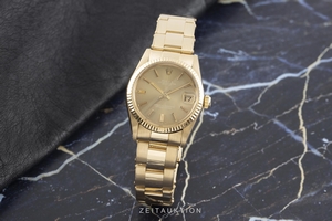 Rolex Datejust 18 ct gold automatic Kal. 2030 Ref. 6827