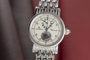 Chronoswiss Chronoscope steel automatic Kal. C.125 Ref. CH1523