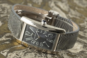 Cartier Tank Americaine 18 ct white gold automatic Kal. 120 Ref. 1741
