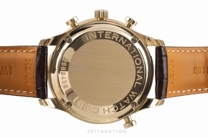IWC Portugieser chronograph 18 ct gold manual winding Kal. C.76240 Ref. 3712