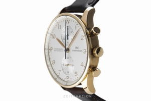 IWC Portugieser chronograph 18 ct gold manual winding Kal. C.76240 Ref. 3712