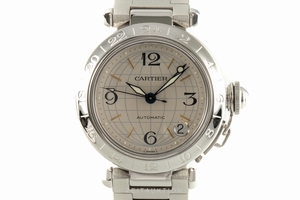 Cartier Pasha steel automatic Kal. 048 Ref. 2377