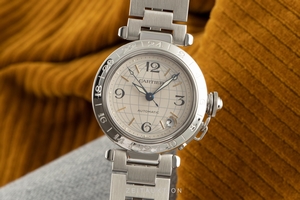 Cartier Pasha steel automatic Kal. 048 Ref. 2377